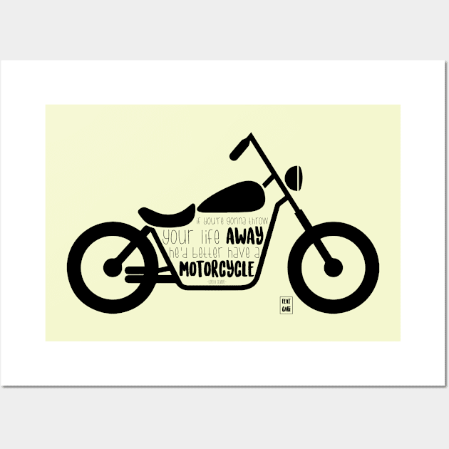 Motorcycle Wall Art by Gabi Veiga